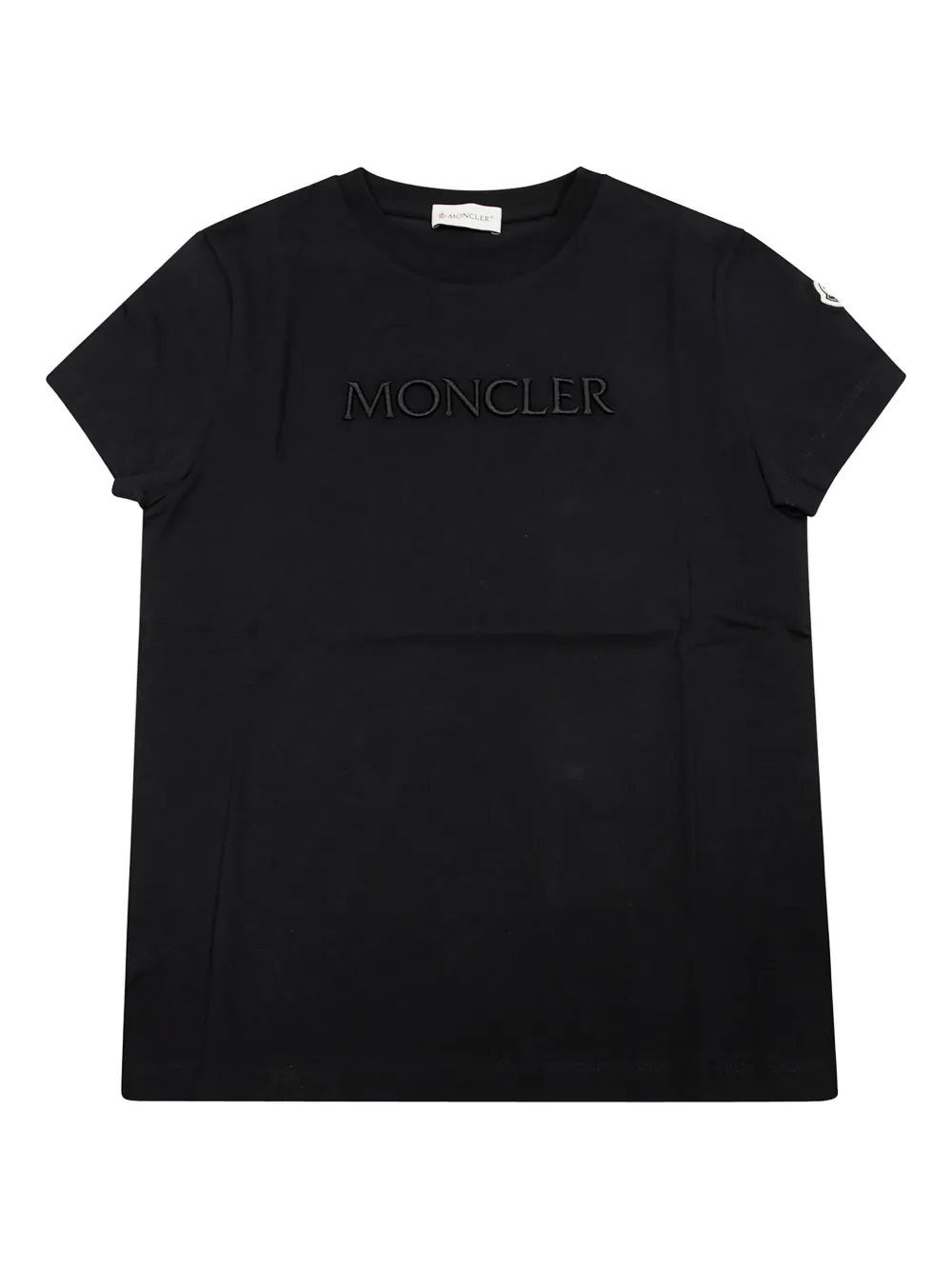 Moncler Enfant logo T-shirt | Black | Image 1