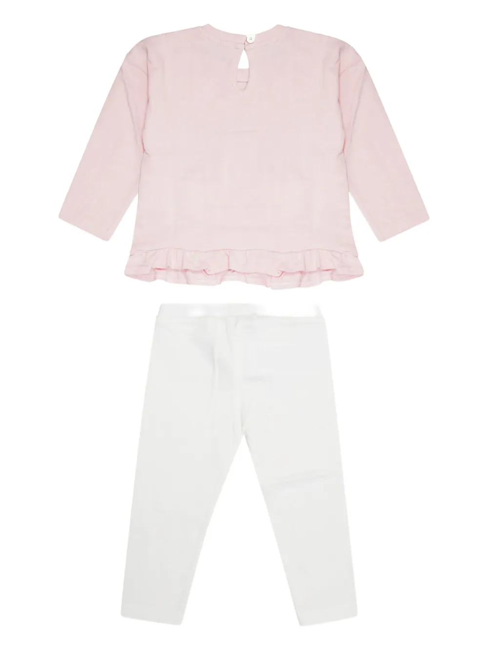 Moschino Kids ruffled teddy-print trousers set | Trouser Sets | Image 2