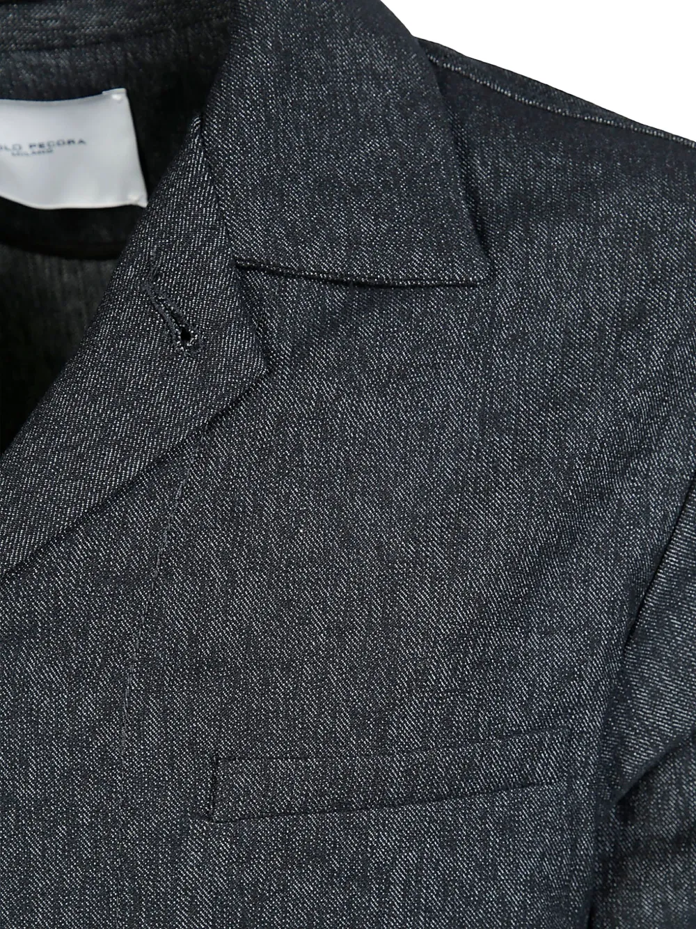 Paolo Pecora Single-breasted Blazer In Gray