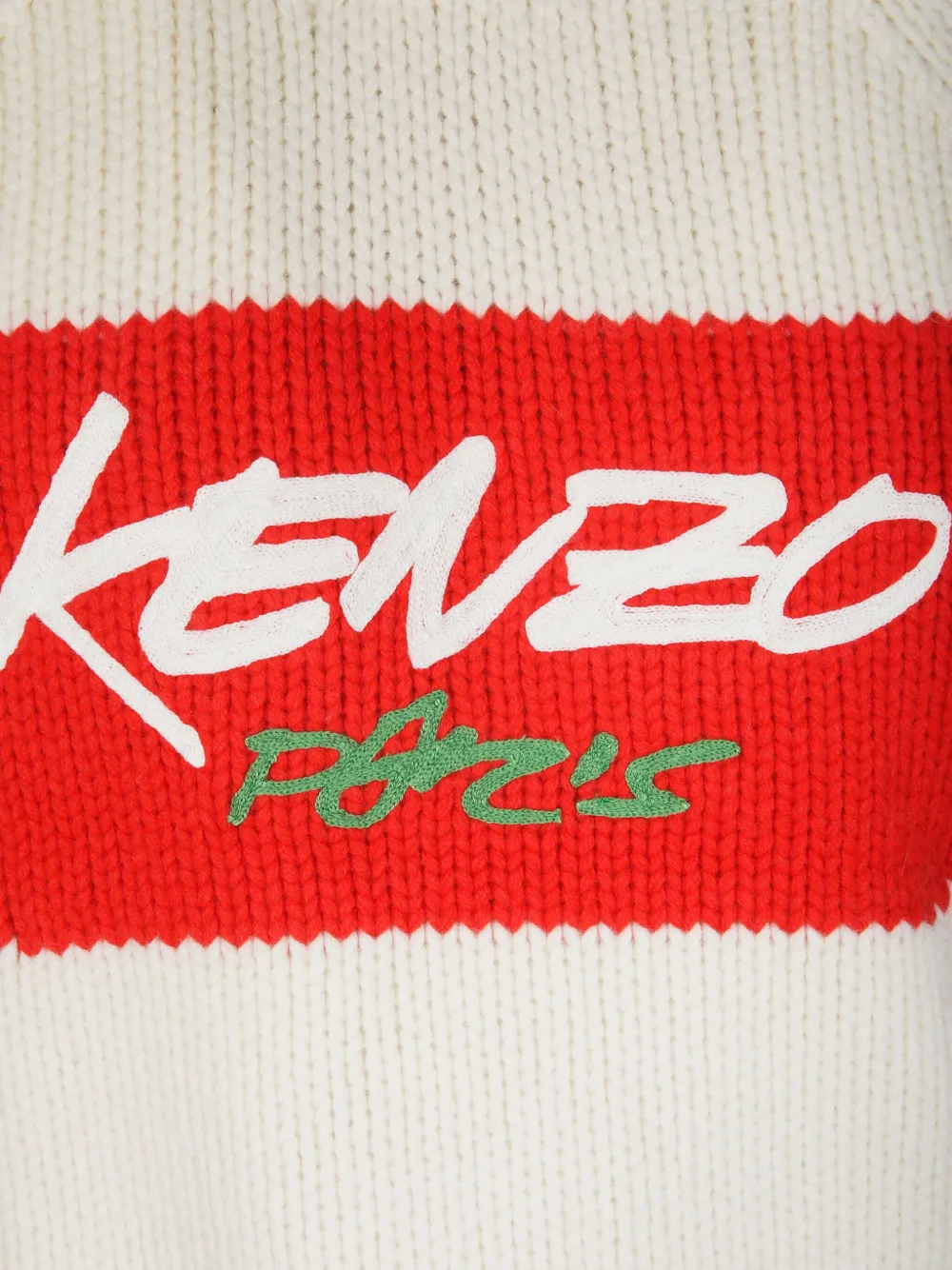 Kenzo x fUTURA 2000 trui met ronde hals Beige