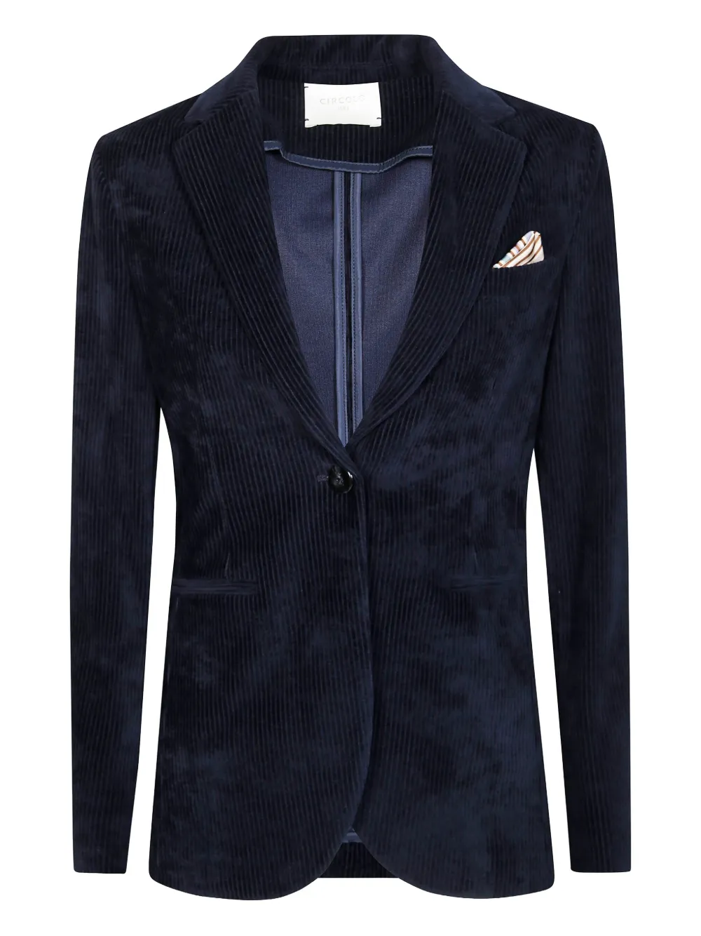 Circolo 1901 corduroy velvet blazer | Blue | Image 1