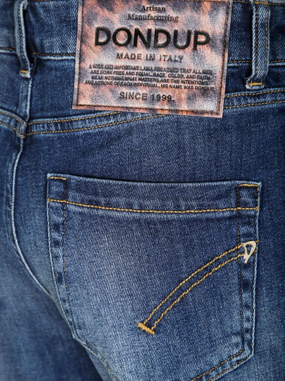 DONDUP Koons jeans met knopen Blauw