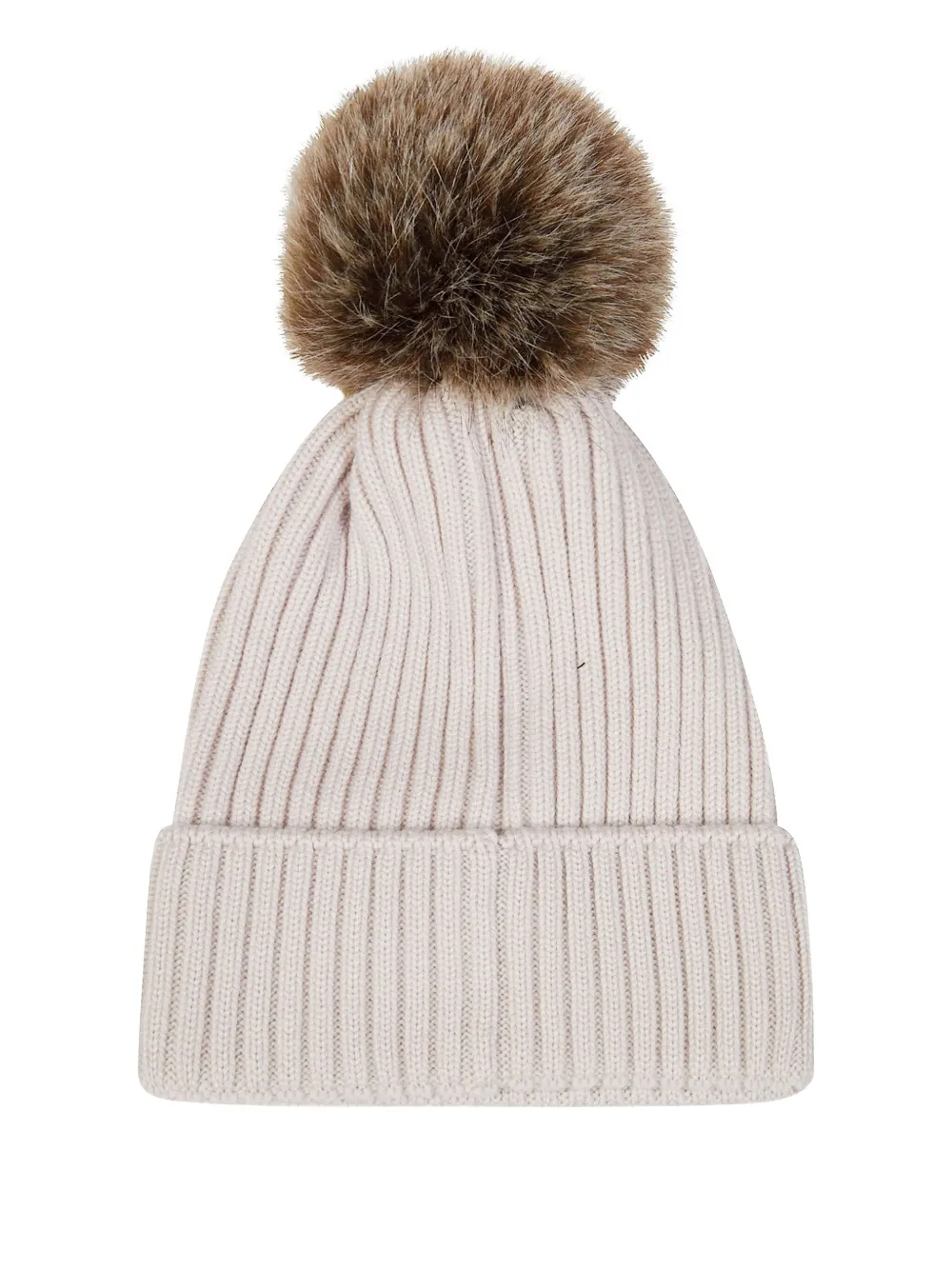 Moncler Enfant Muts met logopatch - Beige