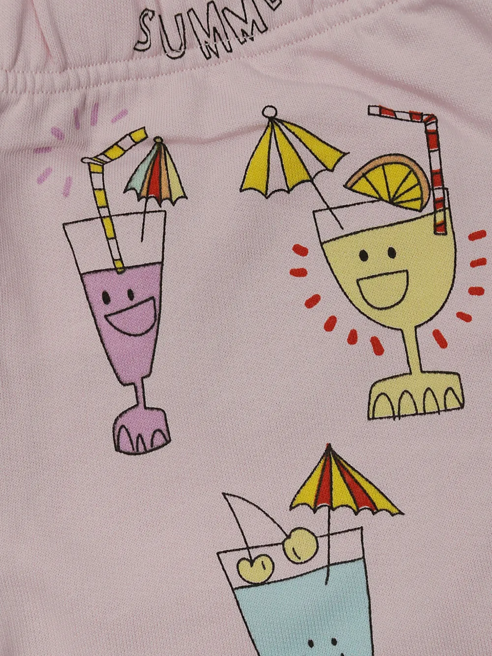 Stella Mccartney Print Shorts In Pink