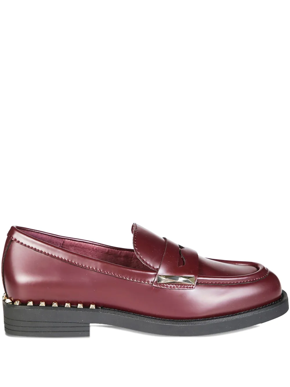 Ash Whisper 02 leren loafers Rood