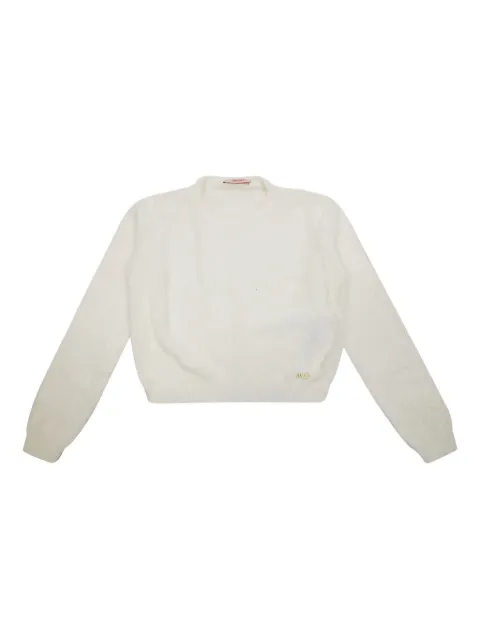 Liu Jo Kids suéter tejido con cuello redondo
