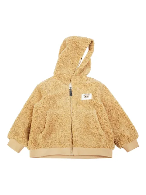 Moschino Kids teddy hooded jacket