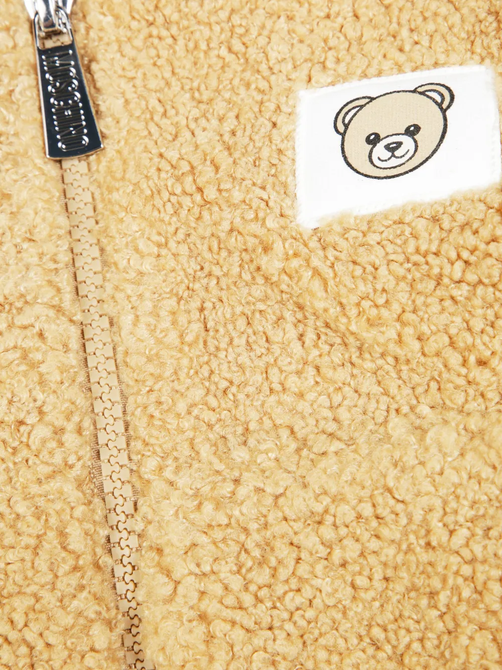 Moschino Kids Gewatteerd jack Bruin