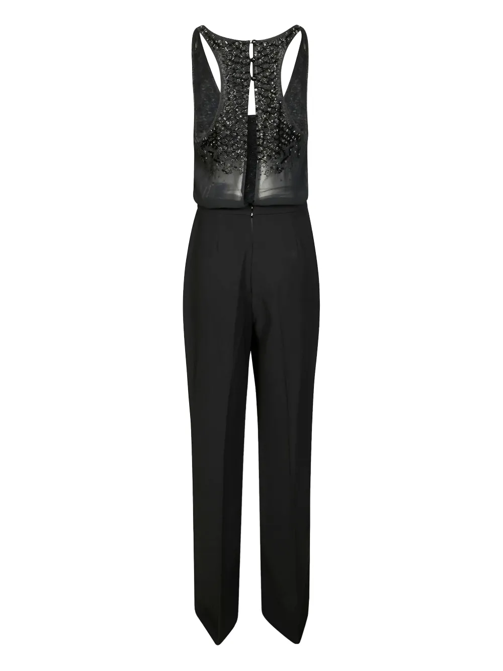Elisabetta Franchi beaded jumpsuit - Zwart