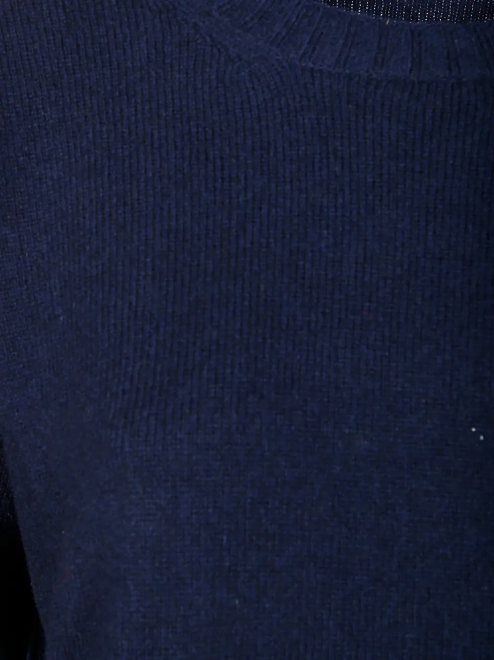 Kangra Cashmere Boxy Crew Neck Sweater Crafted From Wool In Blue