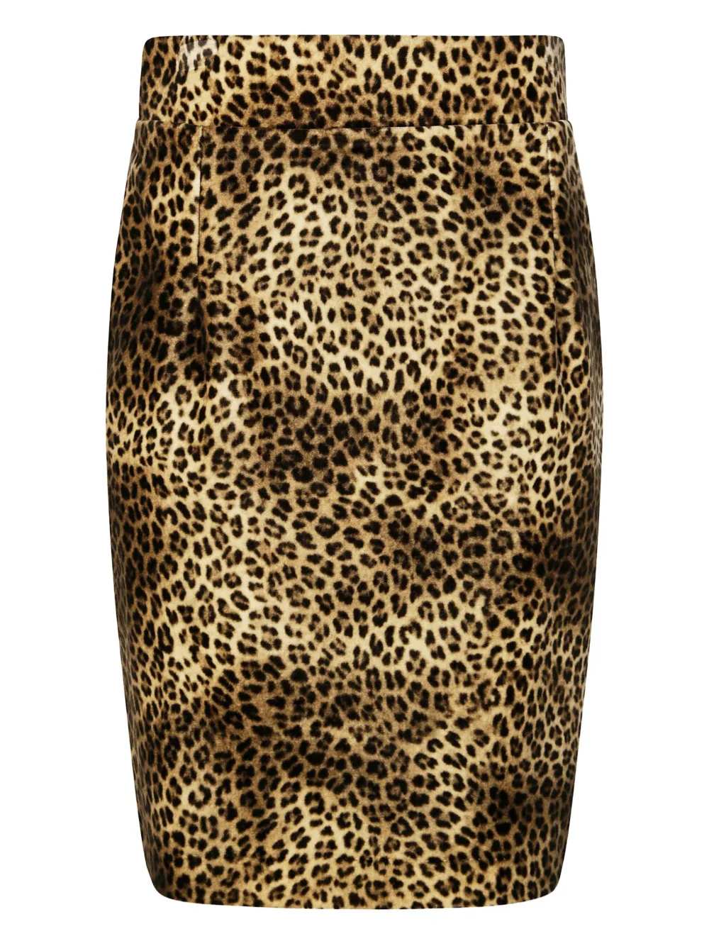 Tagliatore Animal-print Midi Skirt In Brown