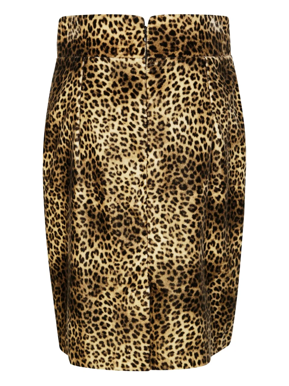Tagliatore Animal-print Midi Skirt In Brown