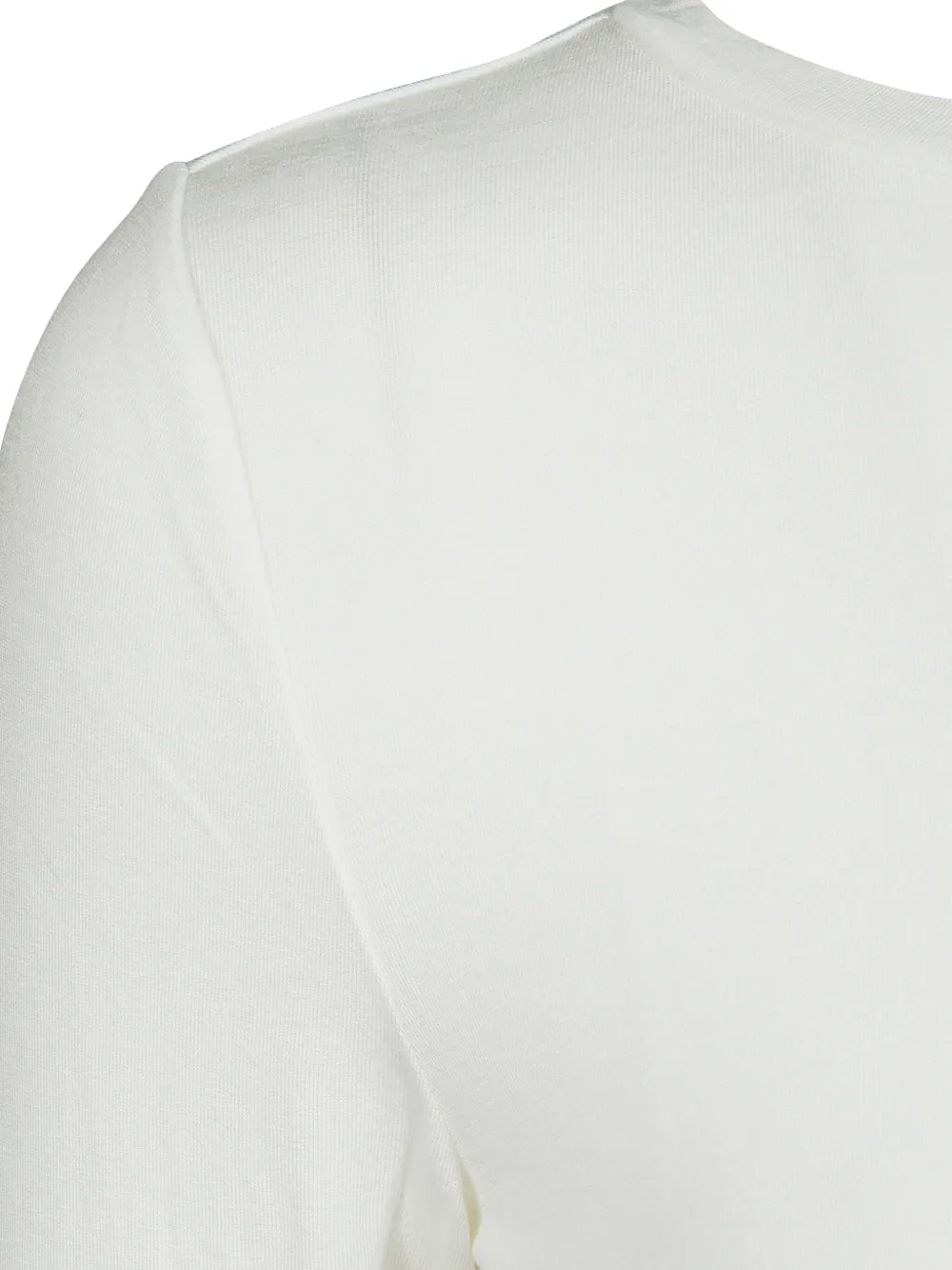 Sun 68 Sailor-neck Long-sleeve T-shirt In White