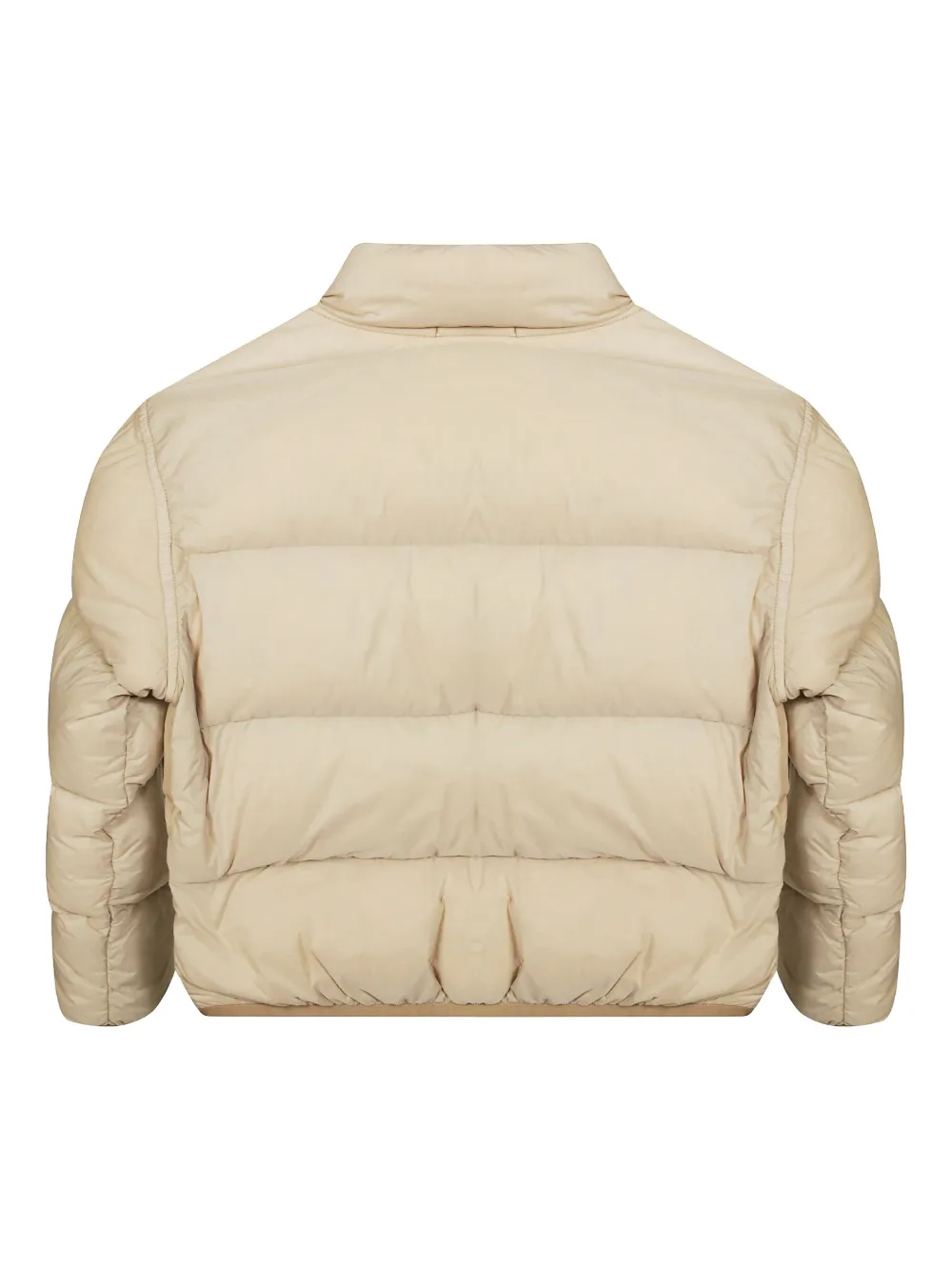 Stone Island Compass-badge Padded Coat In Gold