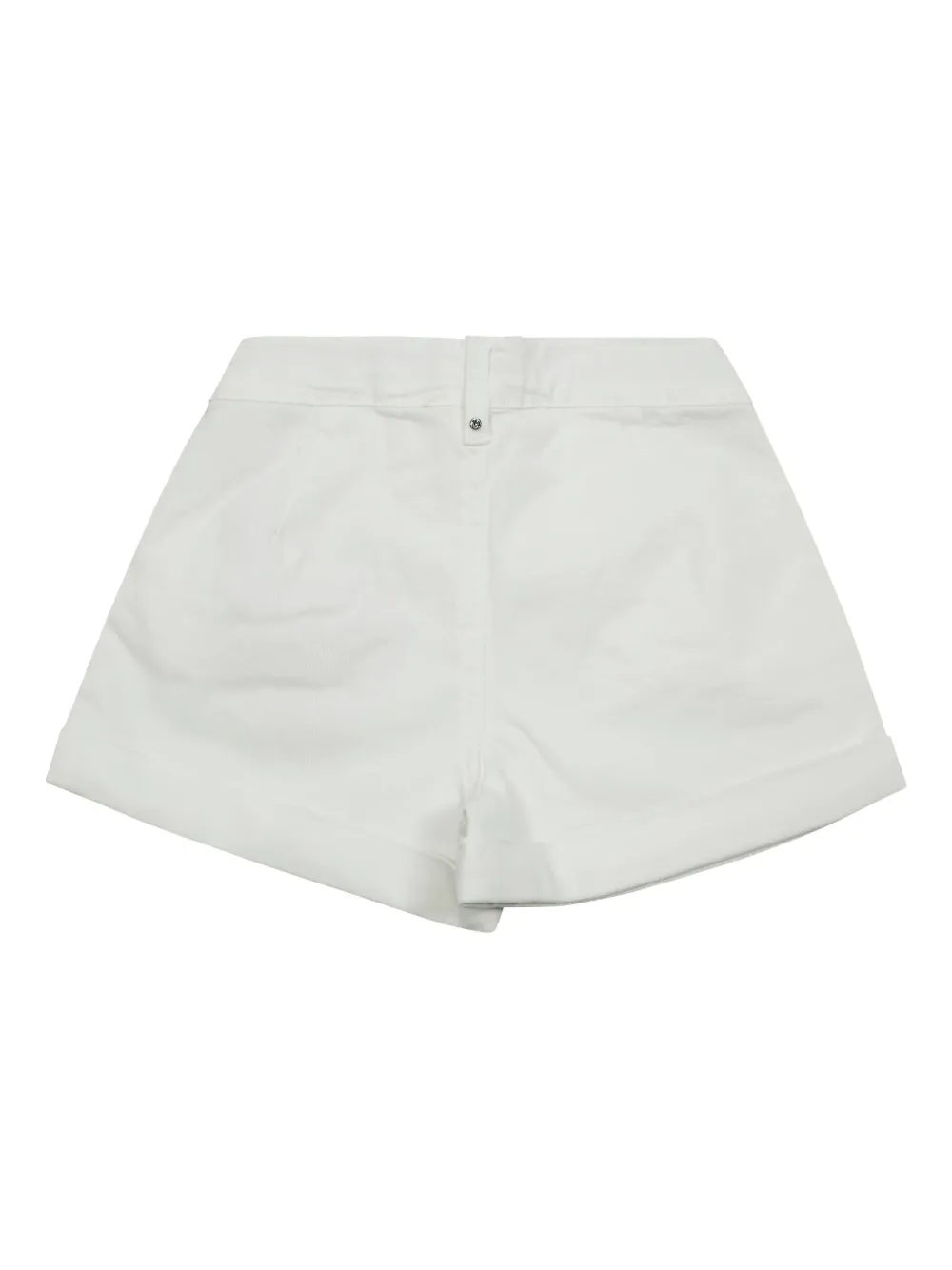 Liu •jo Logo-plaque Shorts In White