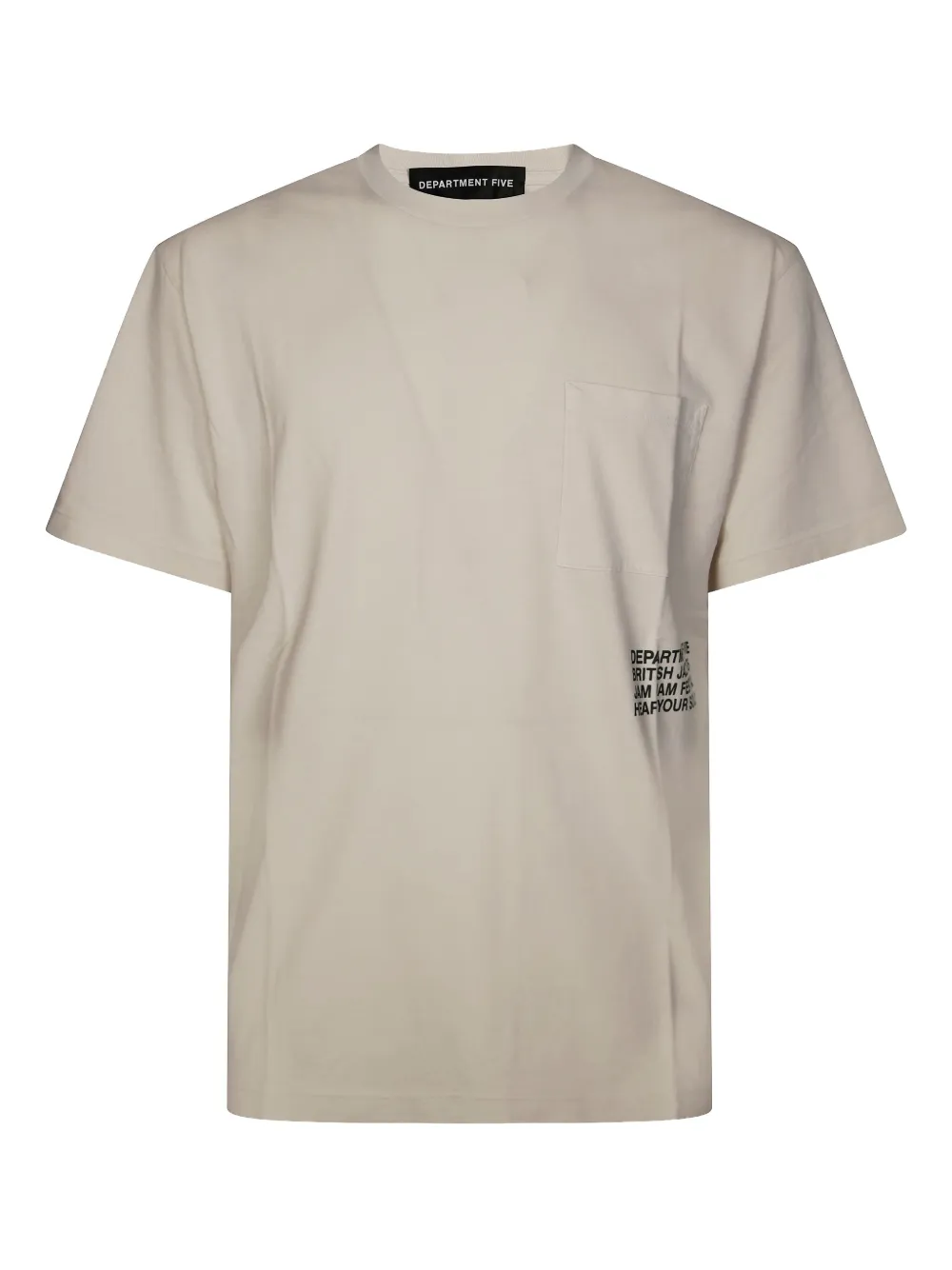 Department 5 pocket logo t-shirt | Grey | Image 1