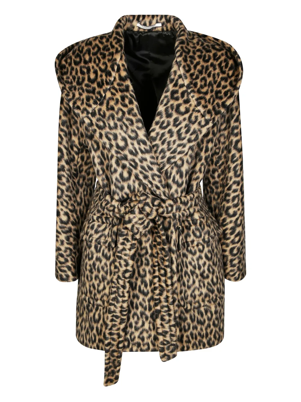 Tagliatore hooded animalier coat - Toni neutri
