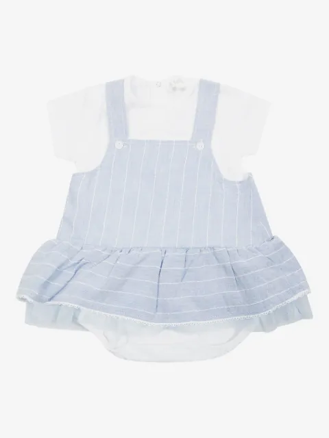 LALALU striped ruffled babywear