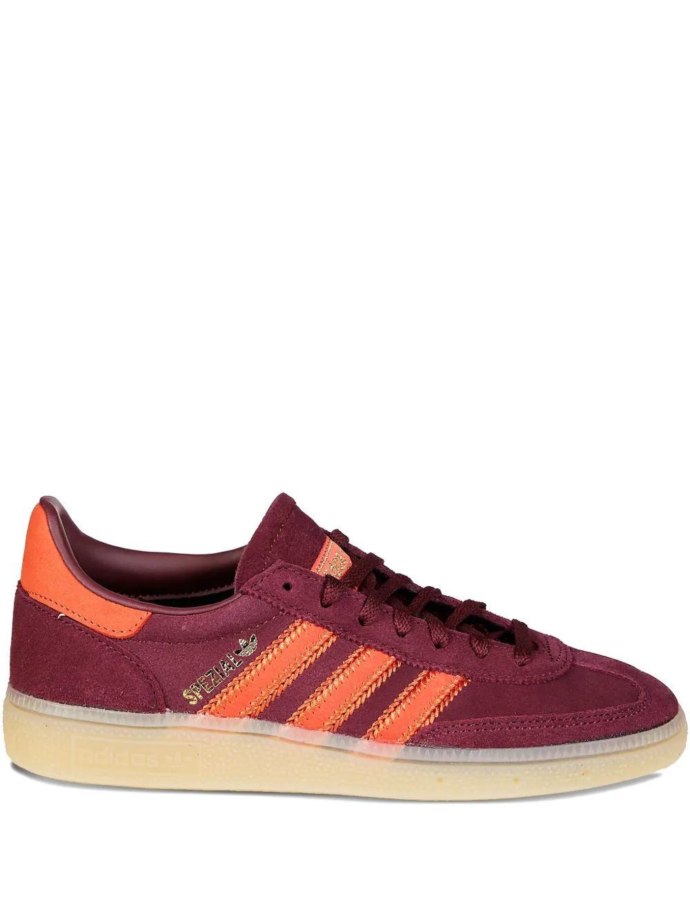 adidas Handball Spezial three-stripe sneakers | Red | Image 1