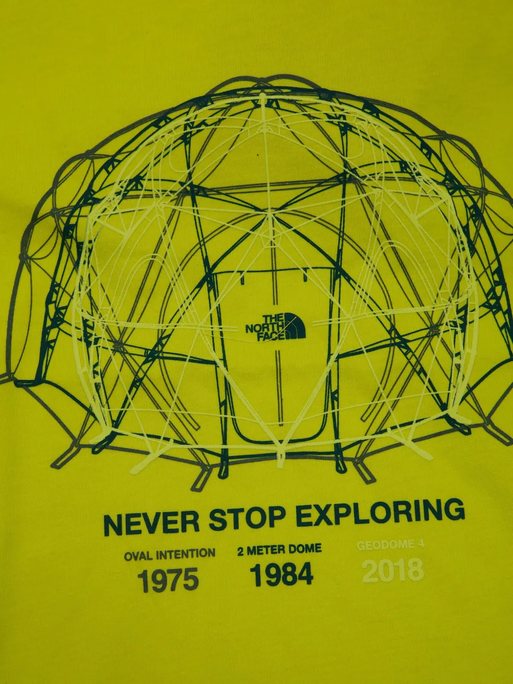 The North Face Kids T-shirt met grafische print Groen