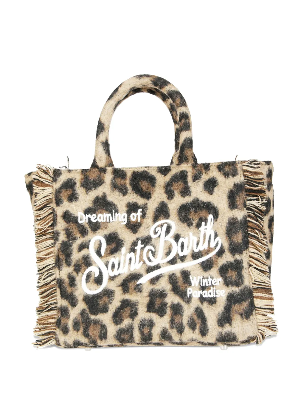 MC2 Saint Barth mini Vanity leopard-print tote bag | Neutrals | Image 1