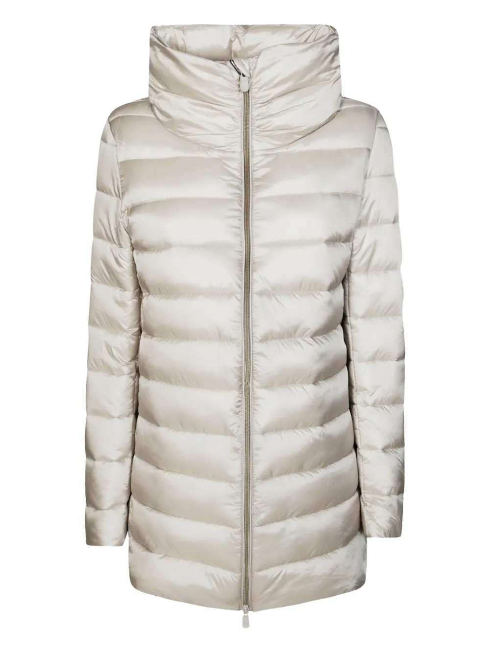 Save The Duck Lydia high-neck quilted coat | Neutrals | Image 1