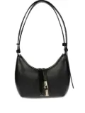 Furla zip goccia shoulder bag - Black