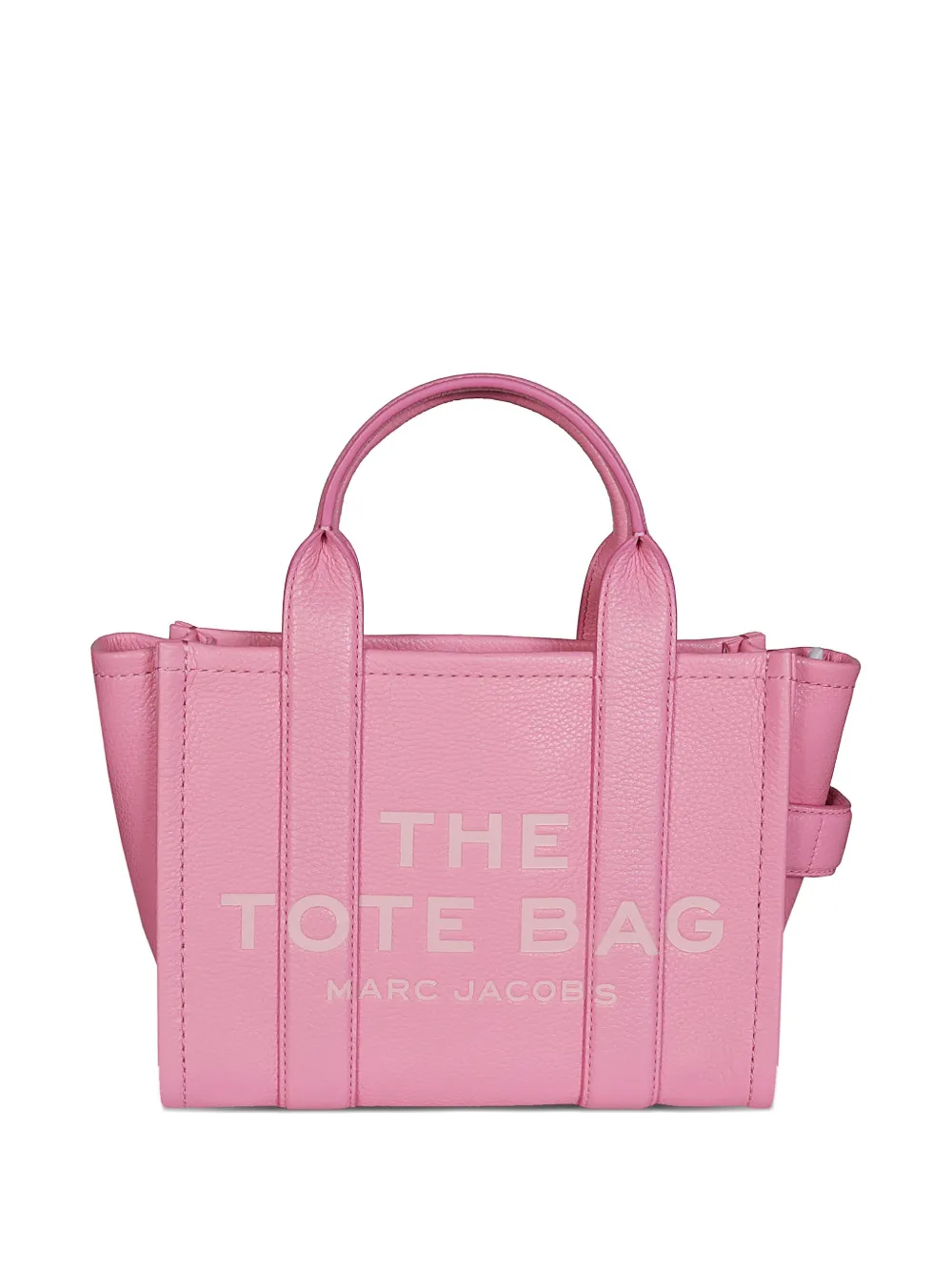 Marc Jacobs The Leather Small Tote Bag In Pink