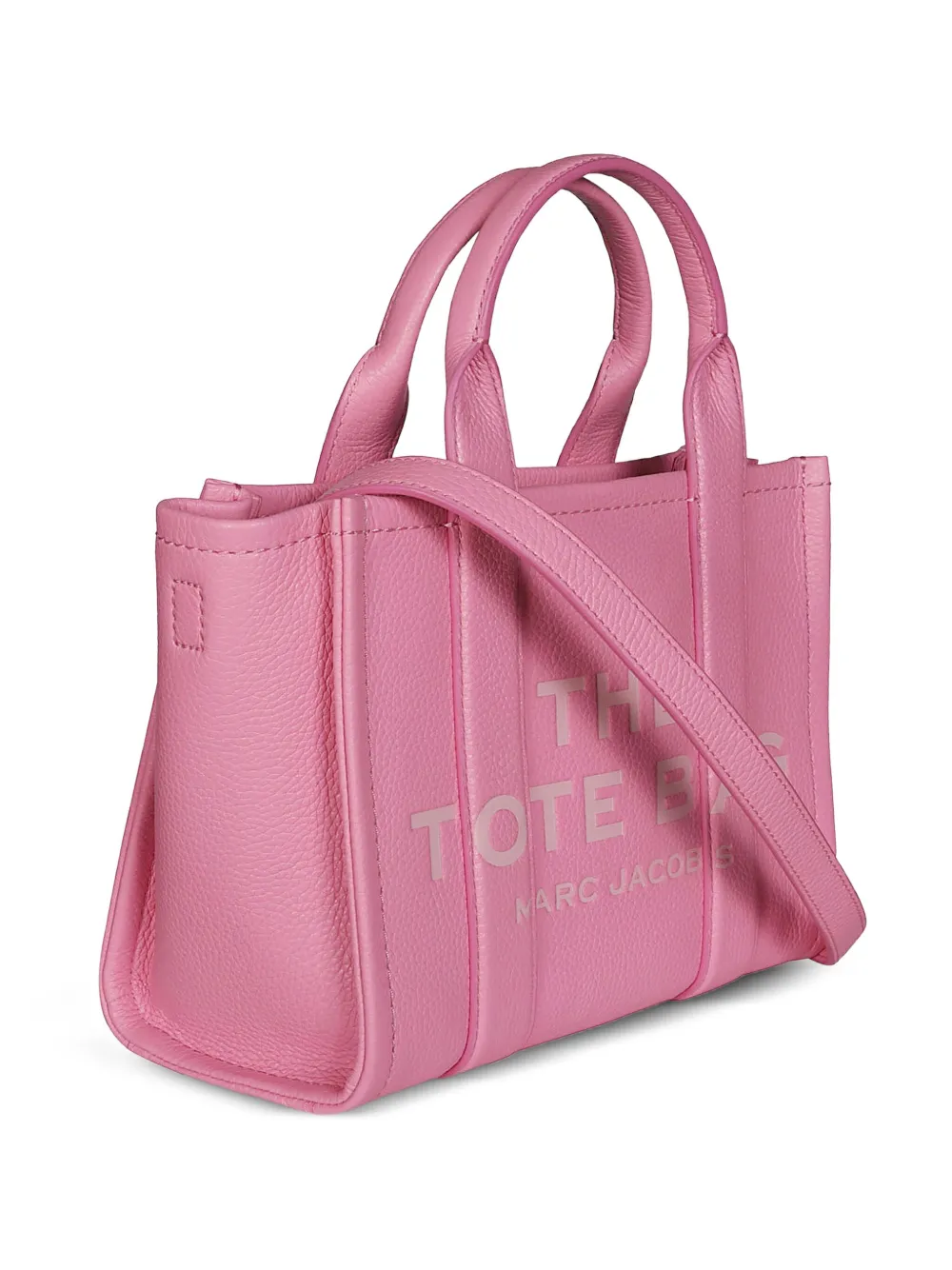 Marc Jacobs The Leather Small Tote Bag In Pink