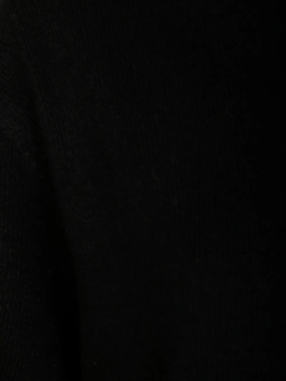Daniele Fiesoli Long-sleeve Knit Polo Sweater With Classic Collar And Ribbed Cuffs In Black