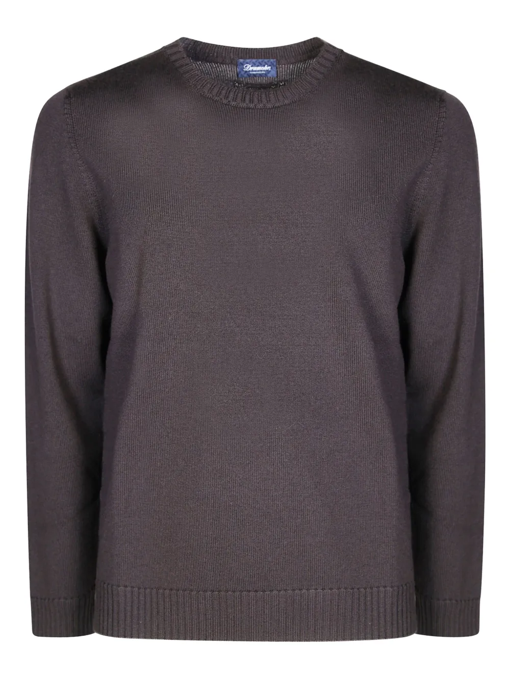 Drumohr suéter con cuello redondo y mangas farol | gris | Image 1