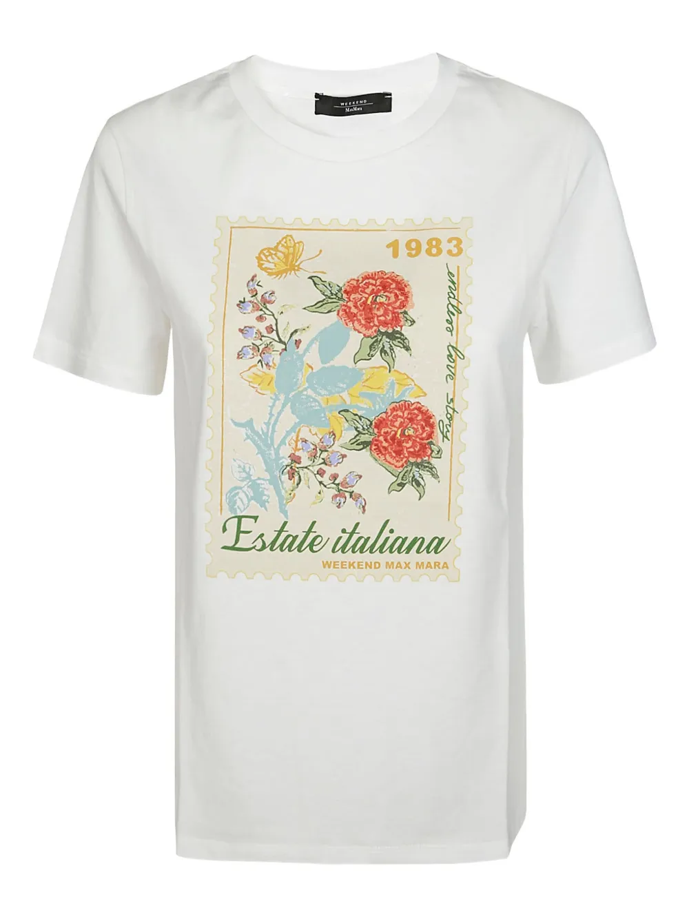 Weekend Max Mara Zirlo T-Shirt - Weiß