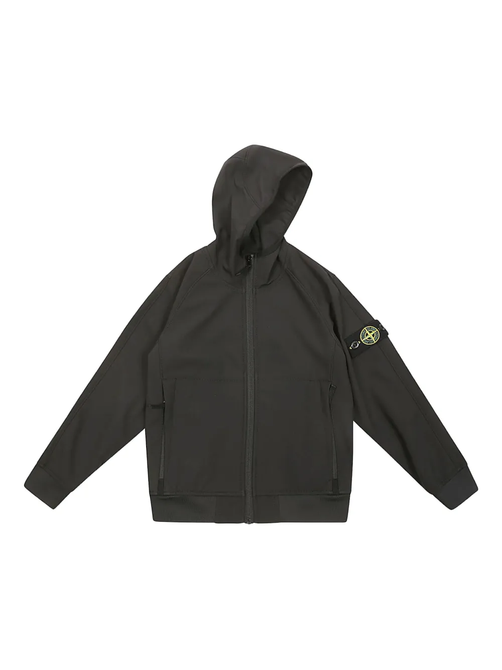 Stone Island Junior Softshell hooded jacket | Grey | Image 1