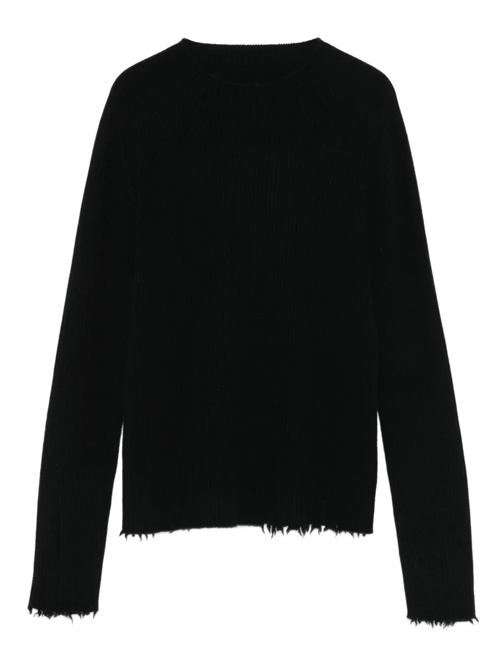 Uma Wang suéter tejido de canalé | negro | Image 1