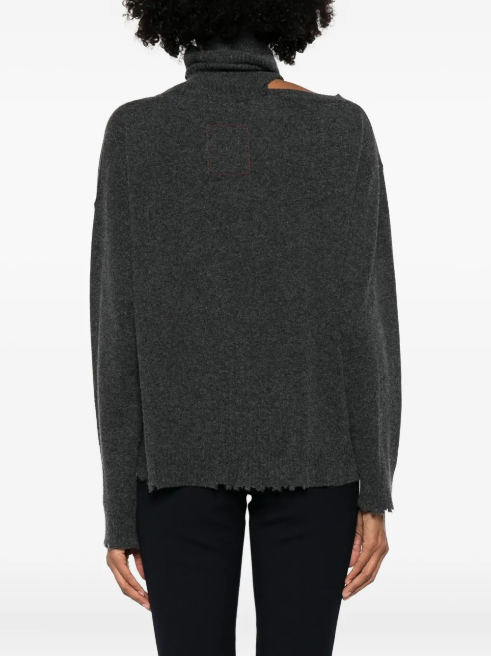 Uma Wang Roll-neck Sweater In Gray