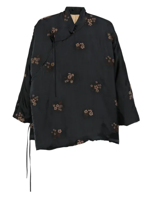 Uma Wang floral-motif oversized jacket