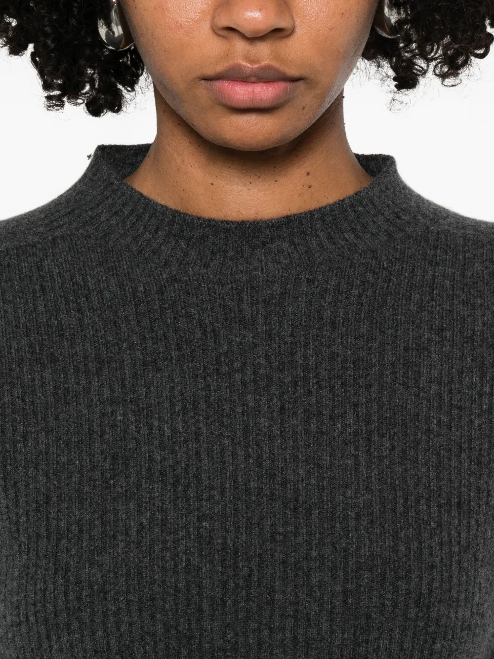 Uma Wang Ribbed Sweater In Black