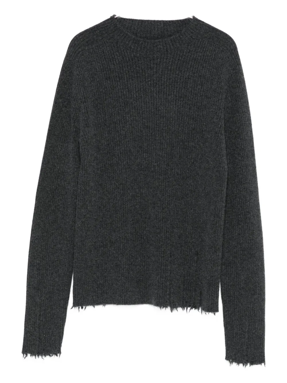 Uma Wang Ribbed Sweater In Black