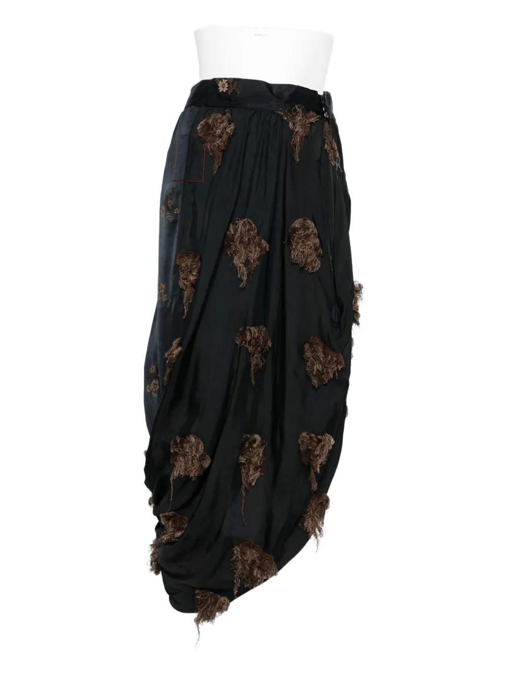 Uma Wang embroidered skirt | Black | Image 1