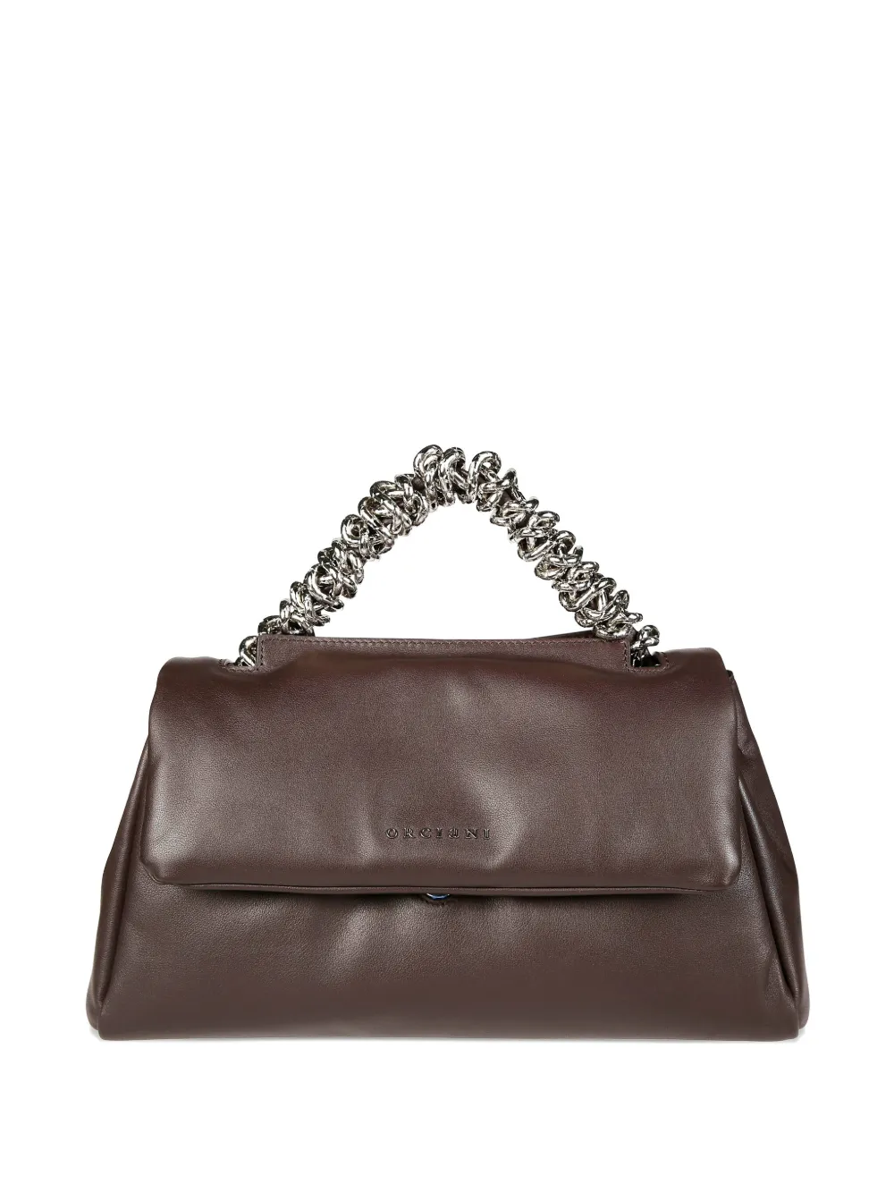 Orciani Sveva Longuette chain-handle tote bag | Brown | Image 1