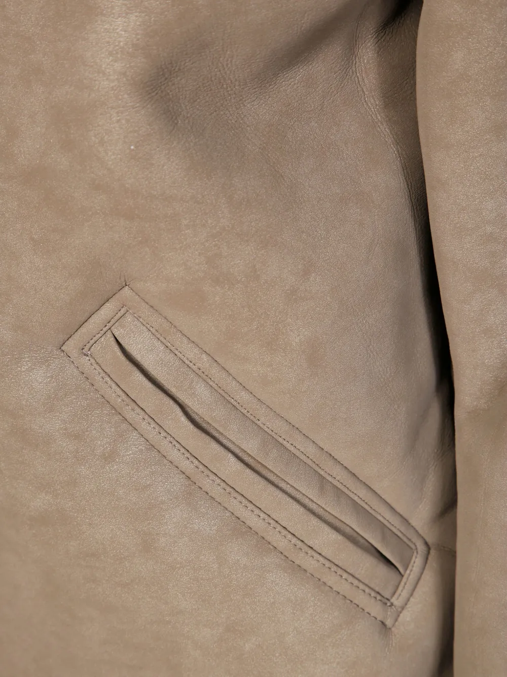 Bomboogie Shearling-effect Jacket In Neutral