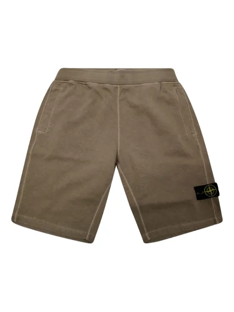 Stone Island Junior bermudas con motivo Compass
