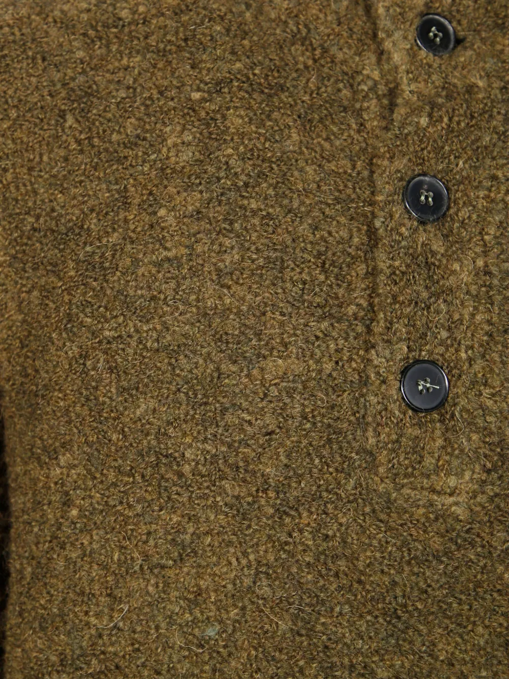 Amaranto Bouclé Alpaca Blend Sweater In Green