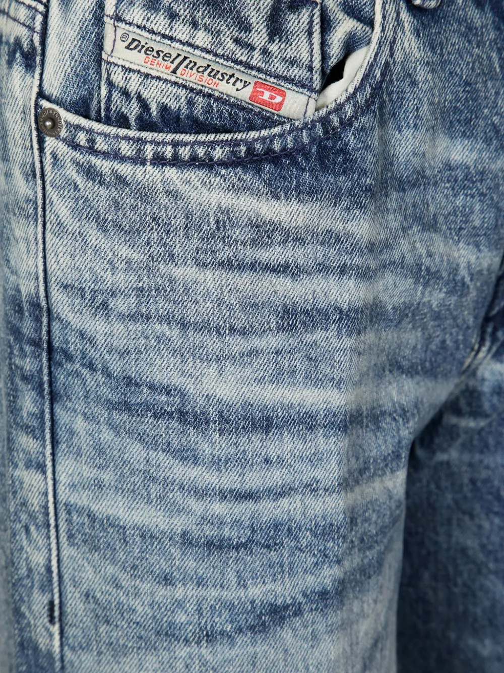 Diesel Slim-fit jeans Blauw