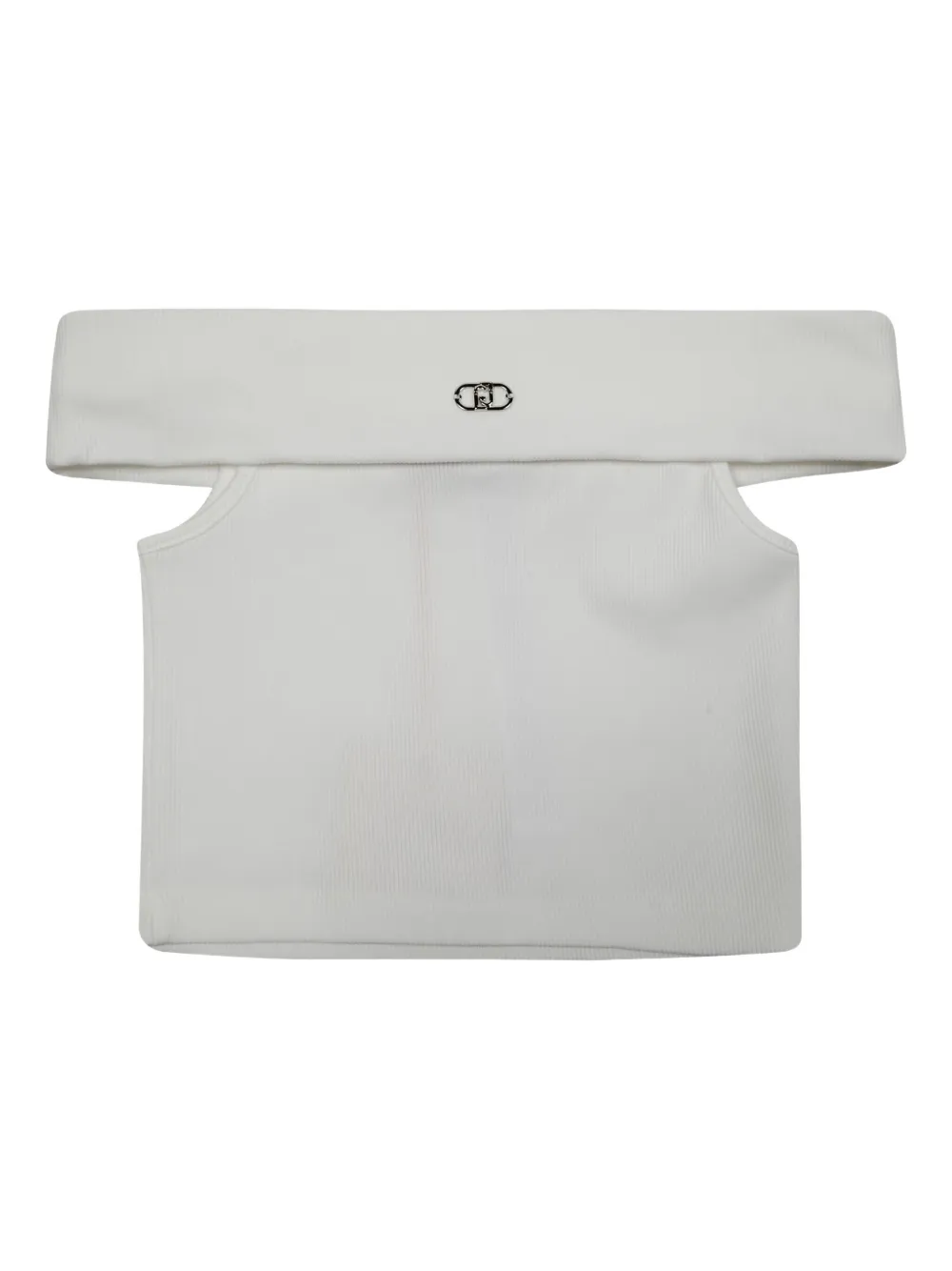 Liu Jo Kids top con hombros descubiertos | blanco | Image 1