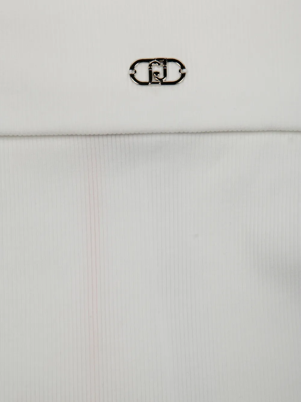 Liu Jo Kids Off-shoulder top met logo Wit