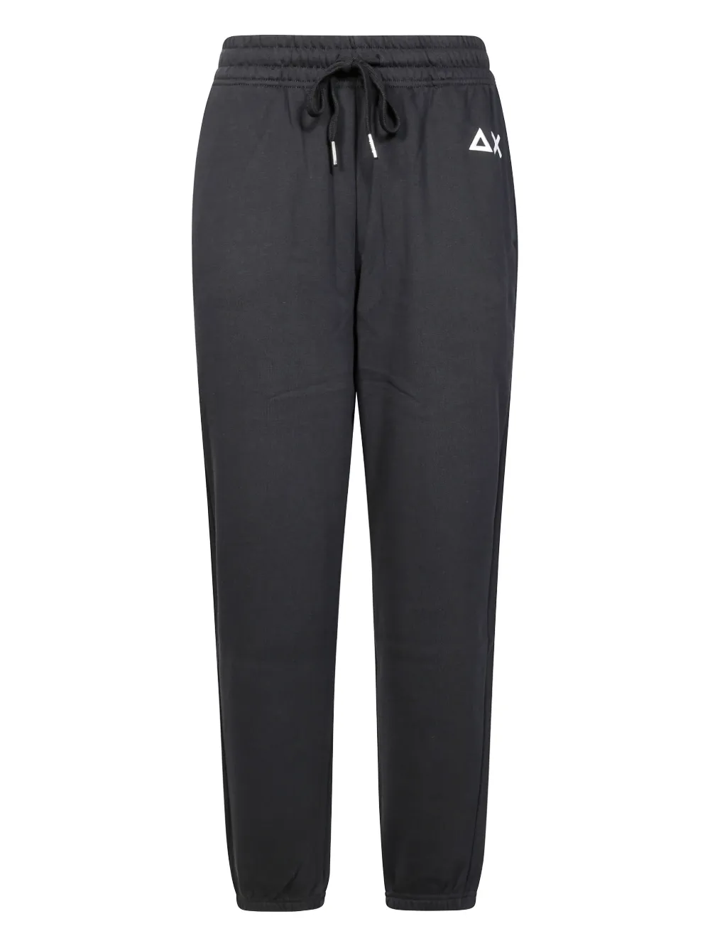 Sun 68 Cotton Fleece Track Pants In Blue