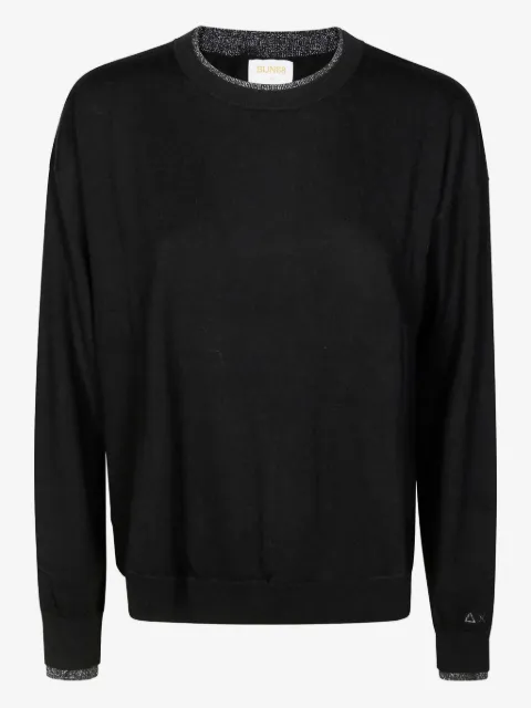Sun68 crew-neck long-sleeve sweater 