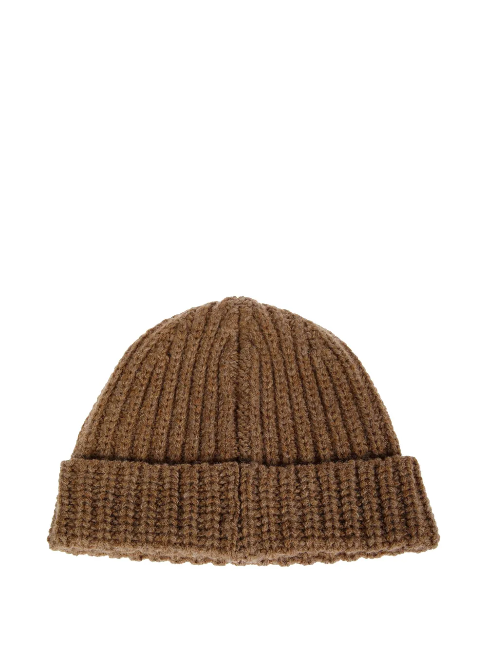 Marni Geribbelde muts met logodetail - Bruin