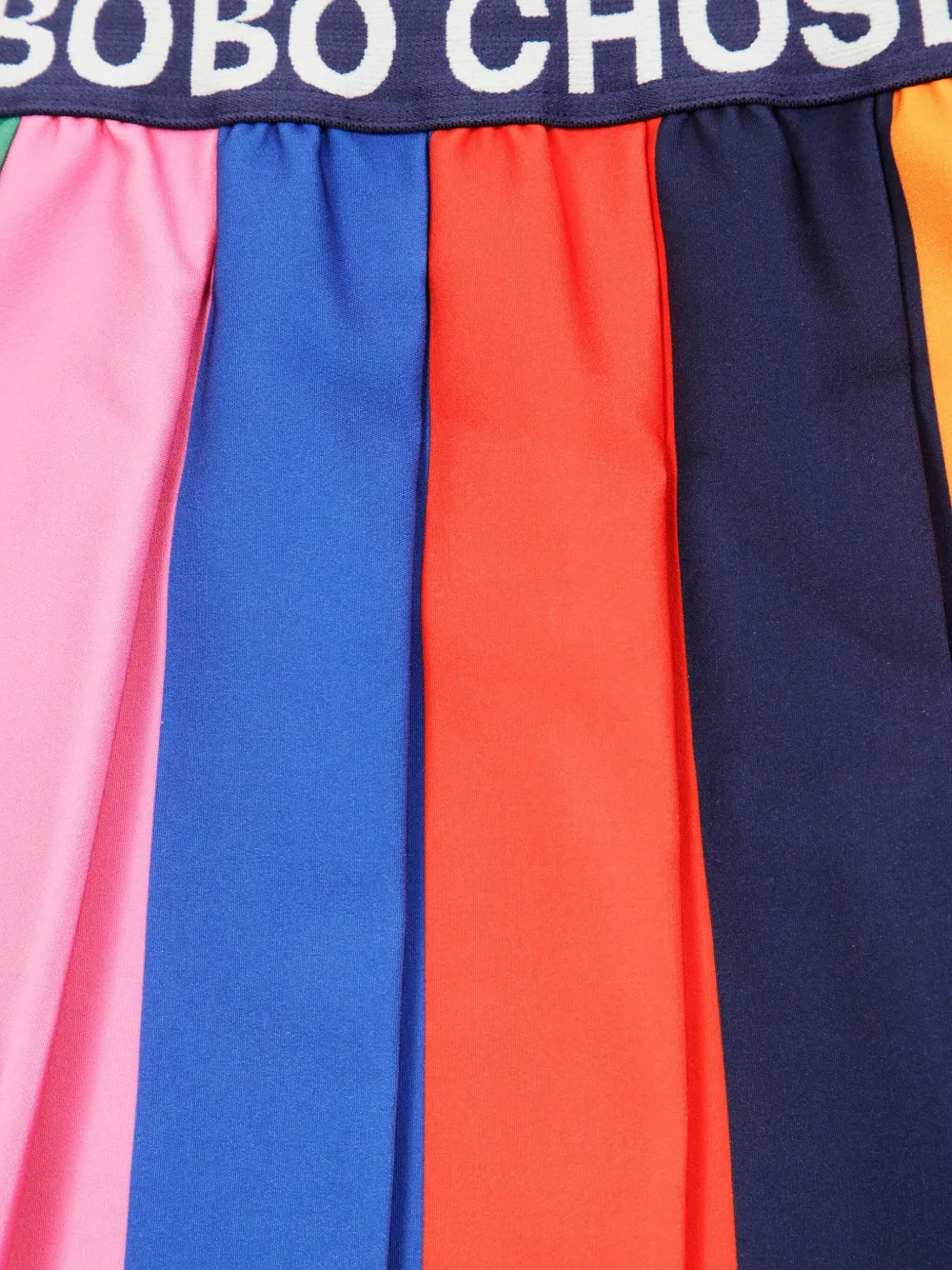 Bobo Choses Plooirok met colourblocking Blauw